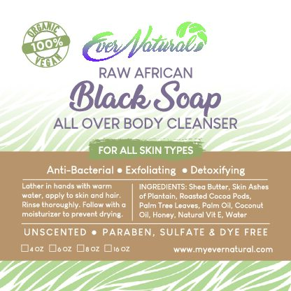 Organic Raw African Black Soap