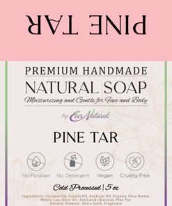 Pine Tar Soap Bar with Shea Butter