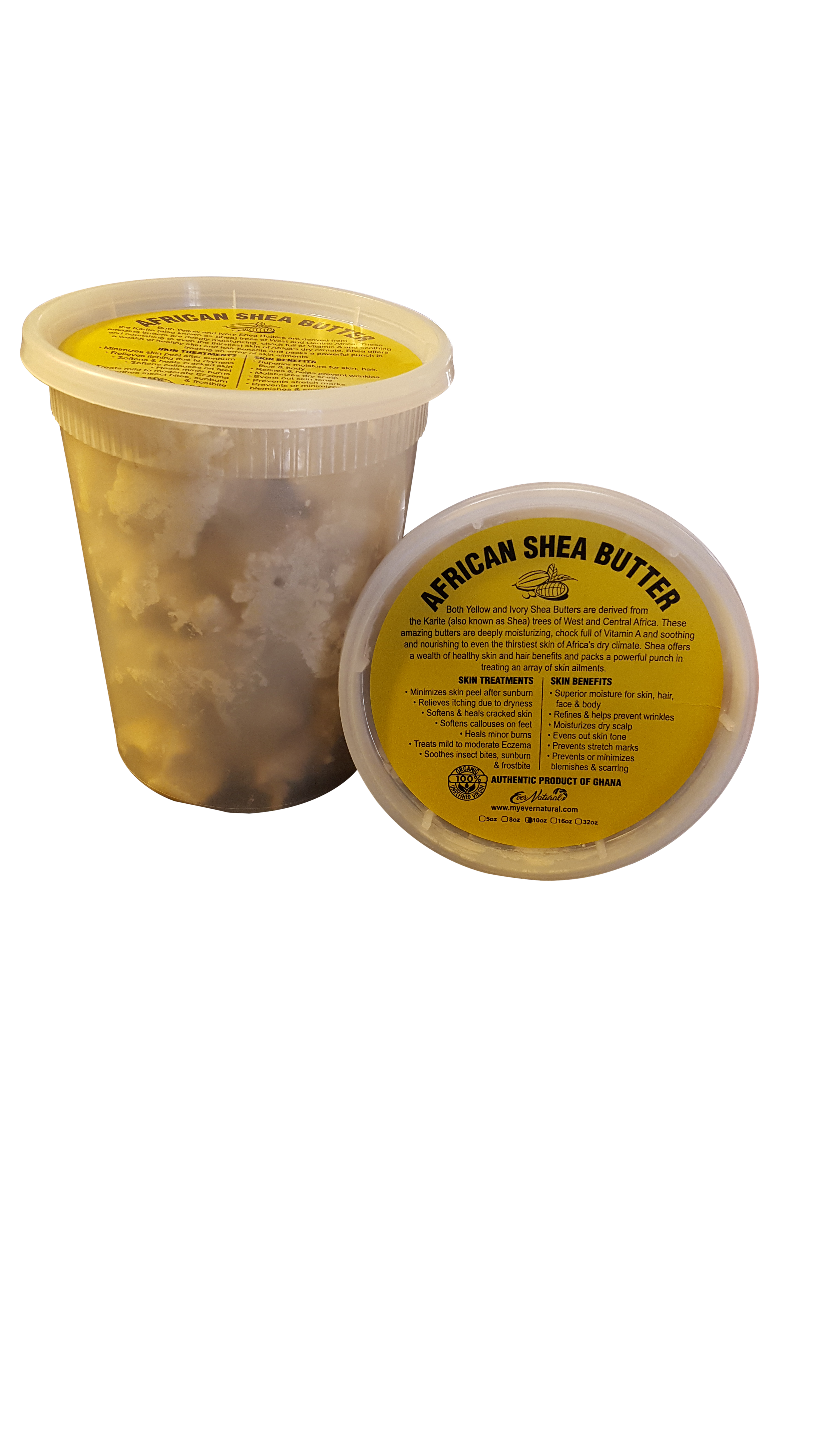 100% Raw Organic Shea Butter (yellow and ivory) 3 100% Raw Organic Shea Butter (yellow and ivory)