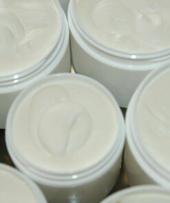 Thick & Creamy Shea Butter. Fast Absorbing. Locks in moisture!
