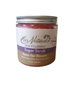 Skin Polishing Sugar Scrub w/Healing Shea Butter (Asian Tea Blossom)